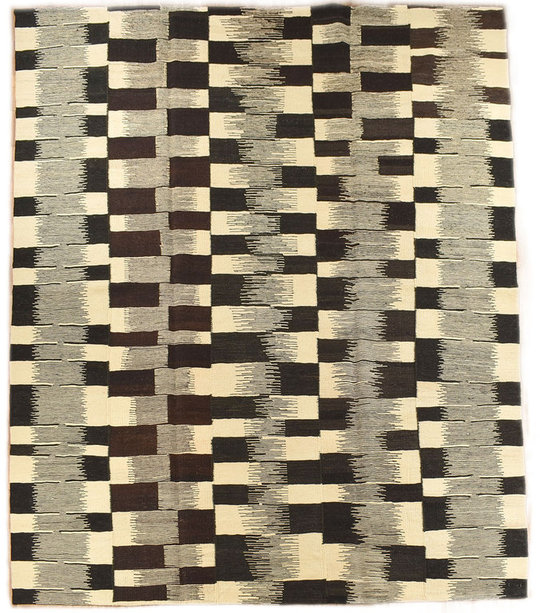  Handgewebter moderner Orientalischer Teppich Kelim    253 x 205 cm  KN 05