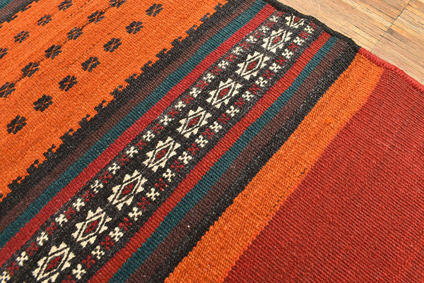 Vintage Teppich Kelim läufer  KL 06  - 276 cm x 120 cm    