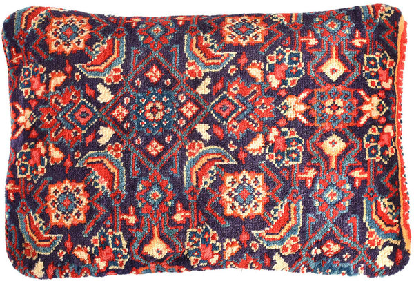 Unikat Vintage Berber Kissen  aus Wolle 60 x 40 cm  inkl. Kissenfüllung  / BKS 04