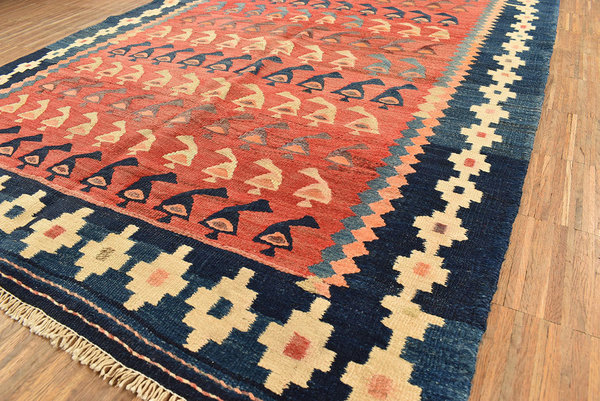 Vintage Teppich Kelim läufer  KL 07  - 200 cm x 112 cm     