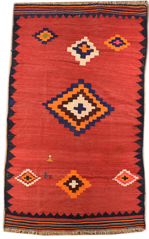  Teppich Kelim orientalisch 288 x 155 cm  KN 33