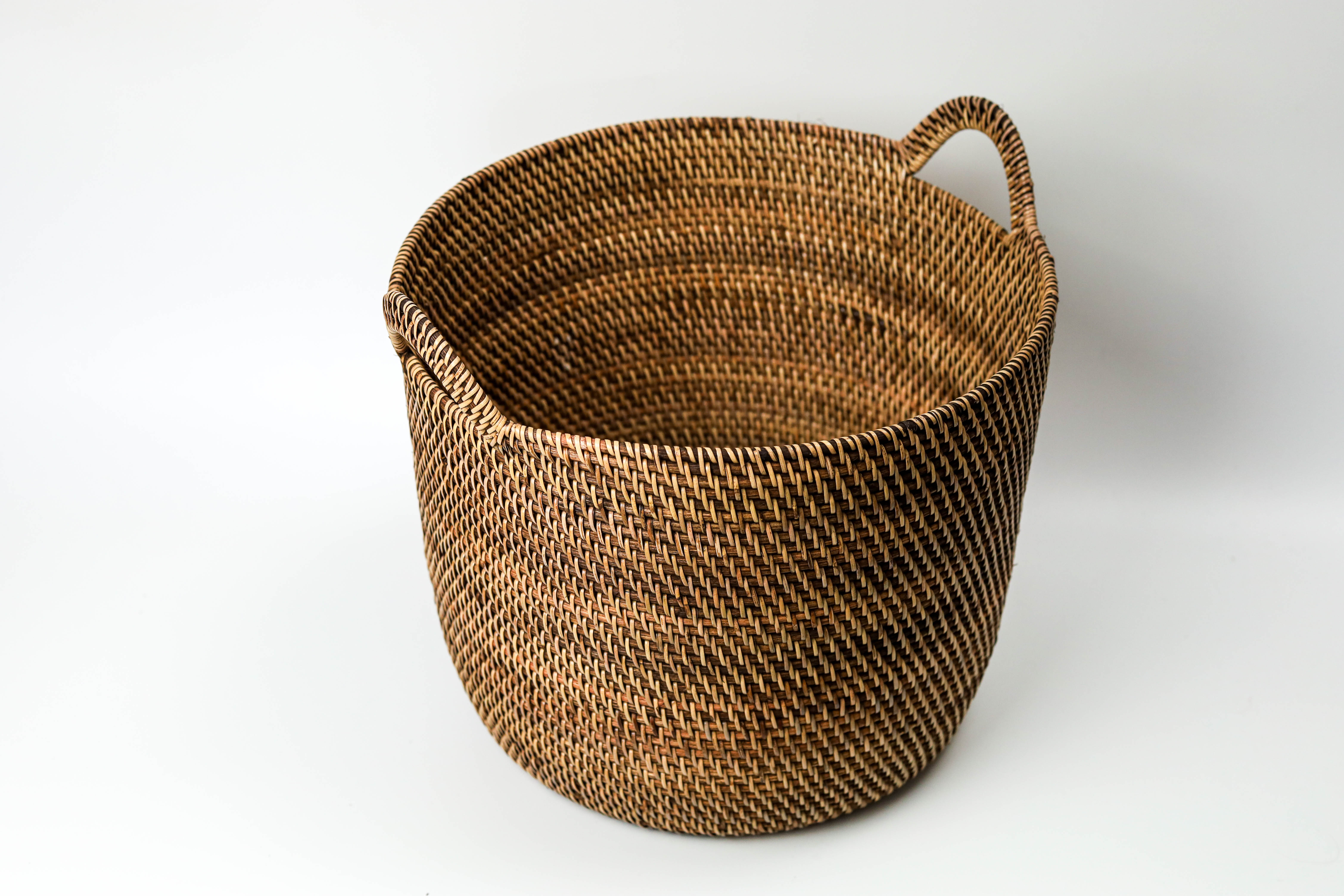 Handgefertigter aus Natur Rattan Korb LAYLA in Braun 4Set 