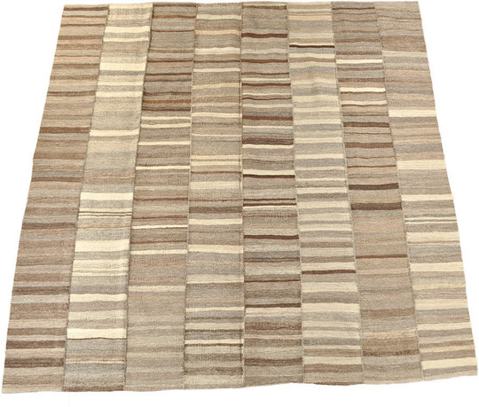 Natur Farben Teppich Kelim Unikat  206 x 206 cm  KN 29