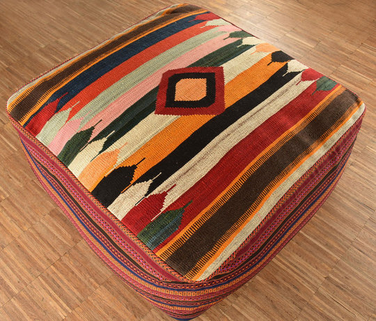 Bodenkissen Pouf  Sitzkissen 80 x 80 x 30 cm inkl. Füllung SKN - 28